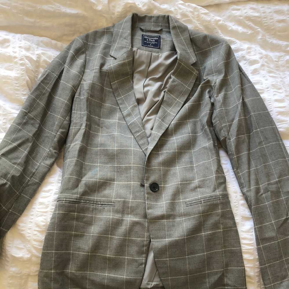 Plaid Blazer
